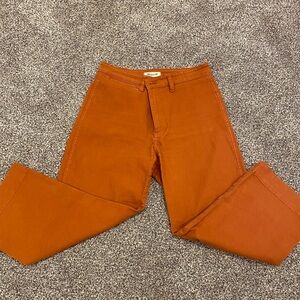 Madewell slim Emmett Wide-Leg Crop pants